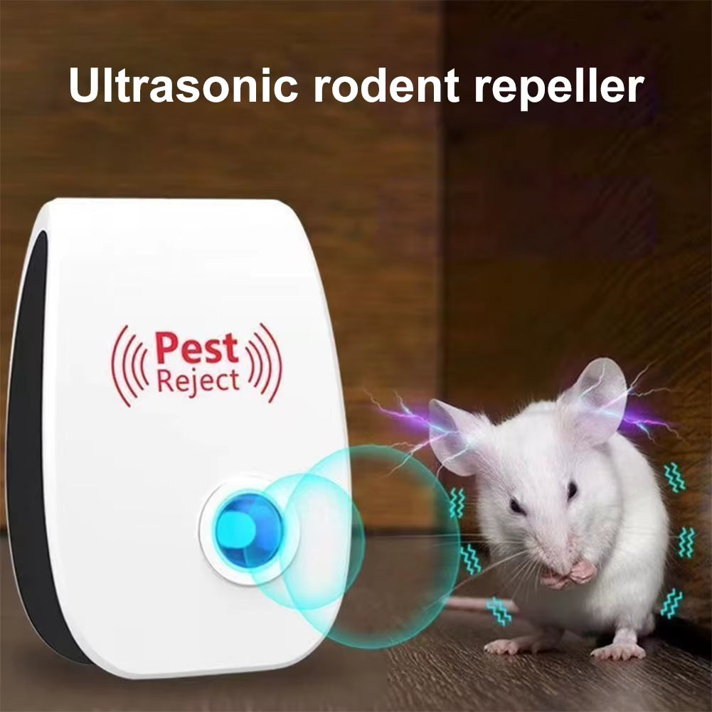 6Pcs Ultrasonic Pest Repeller Insect Bug Repeller Long Range Pest & Insect Deterrent Multi-Function for Roach Rodent Mouse Bugs